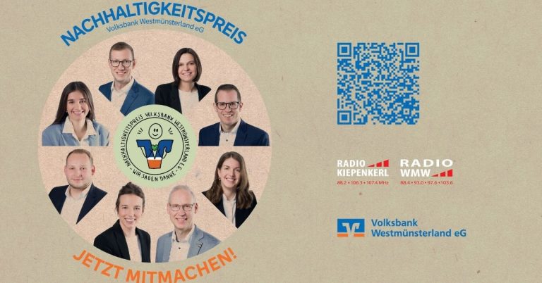 Volksbank Westmünsterland eG: Nachhaltigkeitspreis geht in die nächste Runde