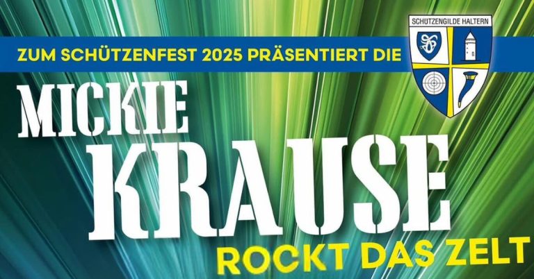Vorverkauf gestartet: Mickie Krause rockt das Schützenfest Haltern 2025