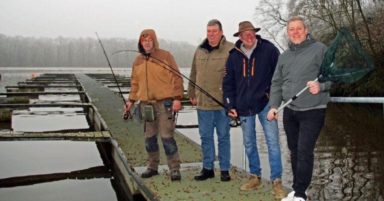 Winterangeln am Halterner Staudamm: Innere Ruhe in der kühlen Natur