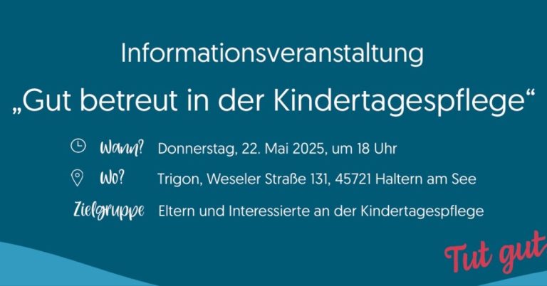 Informationsabend zur Kindertagespflege in Haltern am See