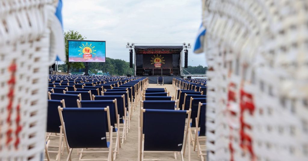 Das Strand Comedy Festival überzeugt durch seine malerische Kulisse. © Stadt Haltern am See