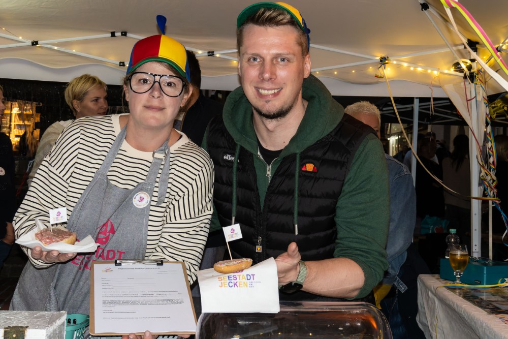 Die Seestadt Jecken auf dem Feierabendmarkt Haltern am See