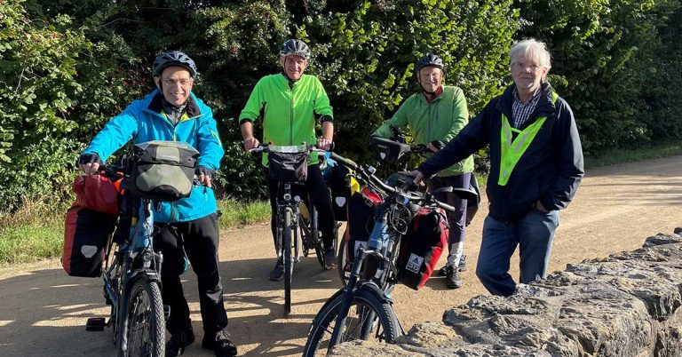 Mit dem Fahrrad zur Bistumswallfahrt von Haltern nach Rom