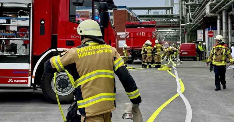 Zusammenarbeit von Feuerwehren aus Haltern und Marl funktioniert reibungslos