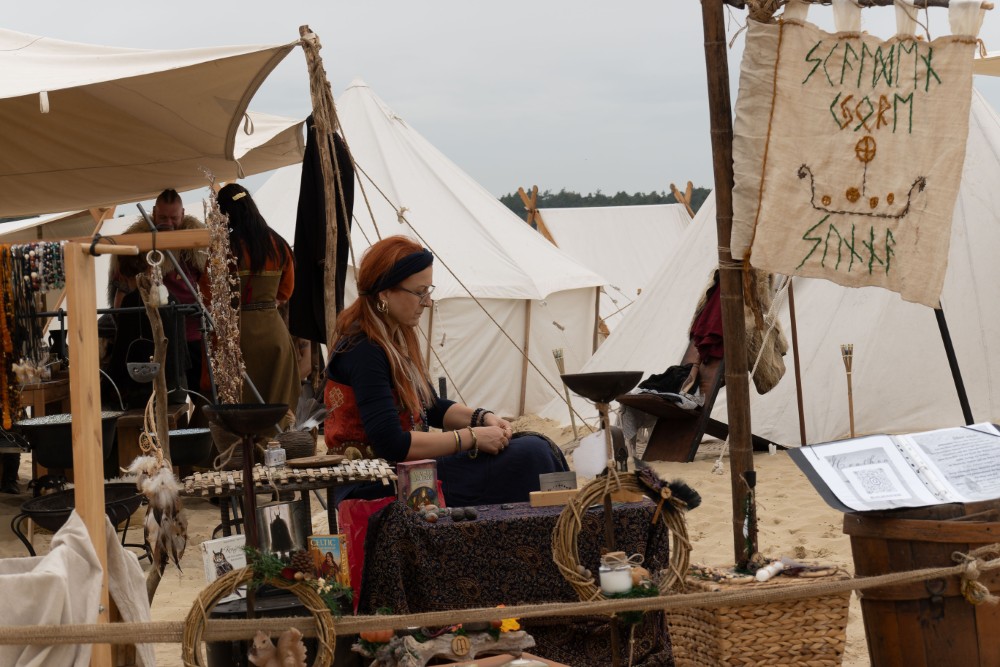 Wikingerlager am Silbersee / Foto: Frank Schürmann