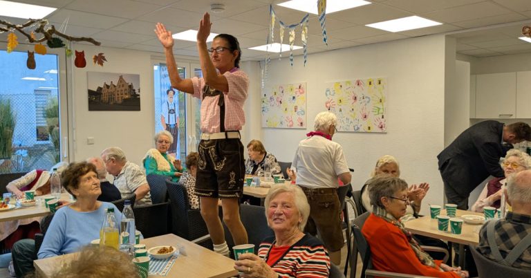 Weiß-blauer Wiesn-Zauber bei Arteclean
