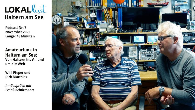 #7 Lokallust Podcast: Von Haltern ins All – die Seestadt-Amateurfunker