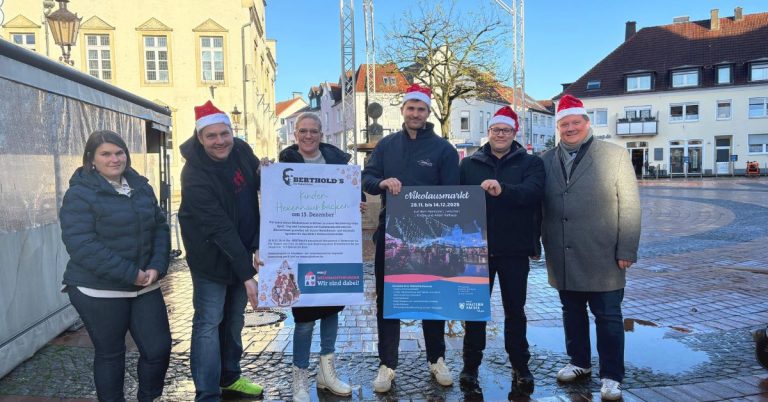 Nikolausmarkt Haltern am See: Sternenzauber und Schlittschuhbahn ab 28. November