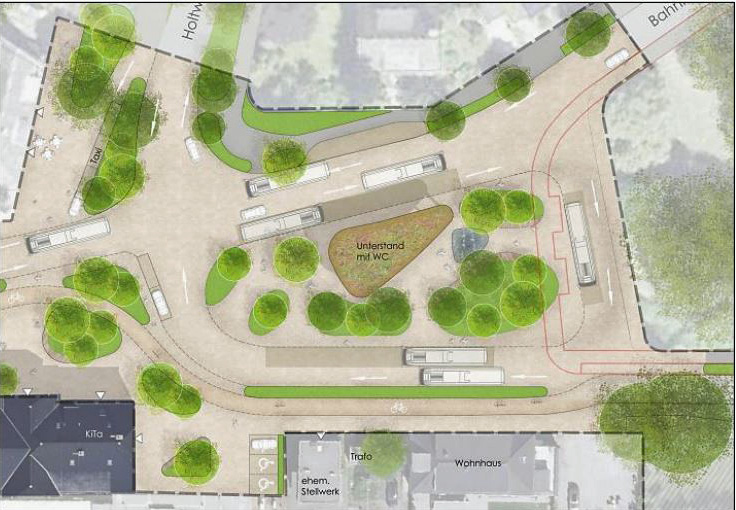 Busbahnhof Haltern-Variante B