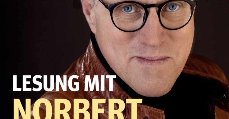 Schauspieler Norbert Heisterkamps liest im Autohaus Borgmann