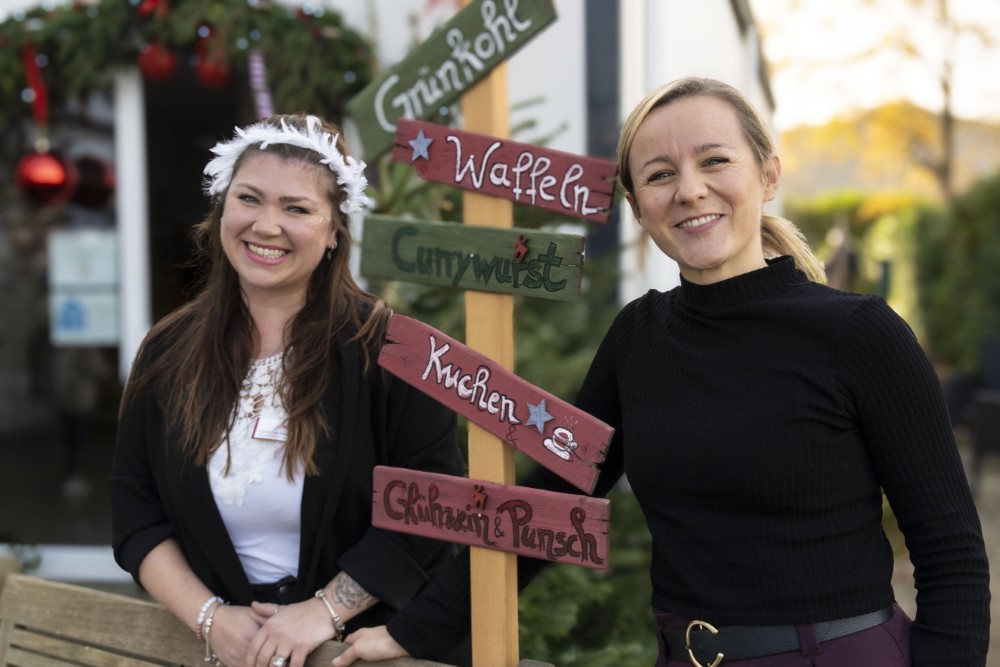 Lana Joy-Kapinski und Sophie Borger vom PuG-Team Haltern am See
