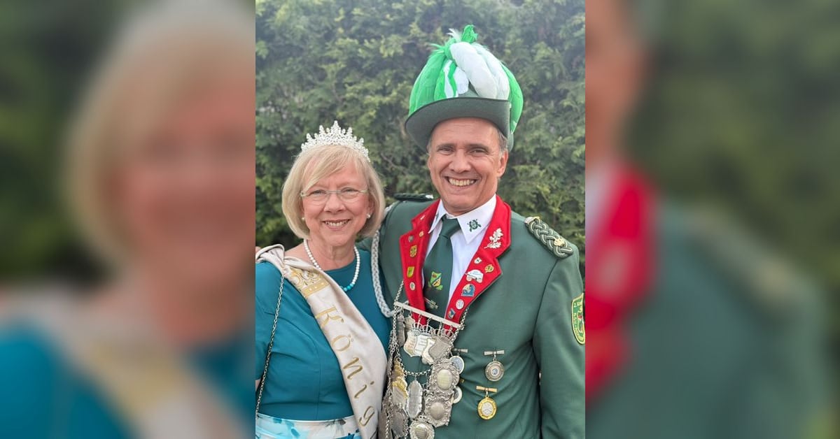 König Thomas I. Lückener und Königin Andrea I. Seeland beim Schützenfest Alt-Hamm-Bossendorf 2026