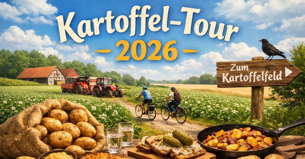 Kartoffel-Tour auf dem Hof Hagedorn. KI-generiert/Heimatmedien