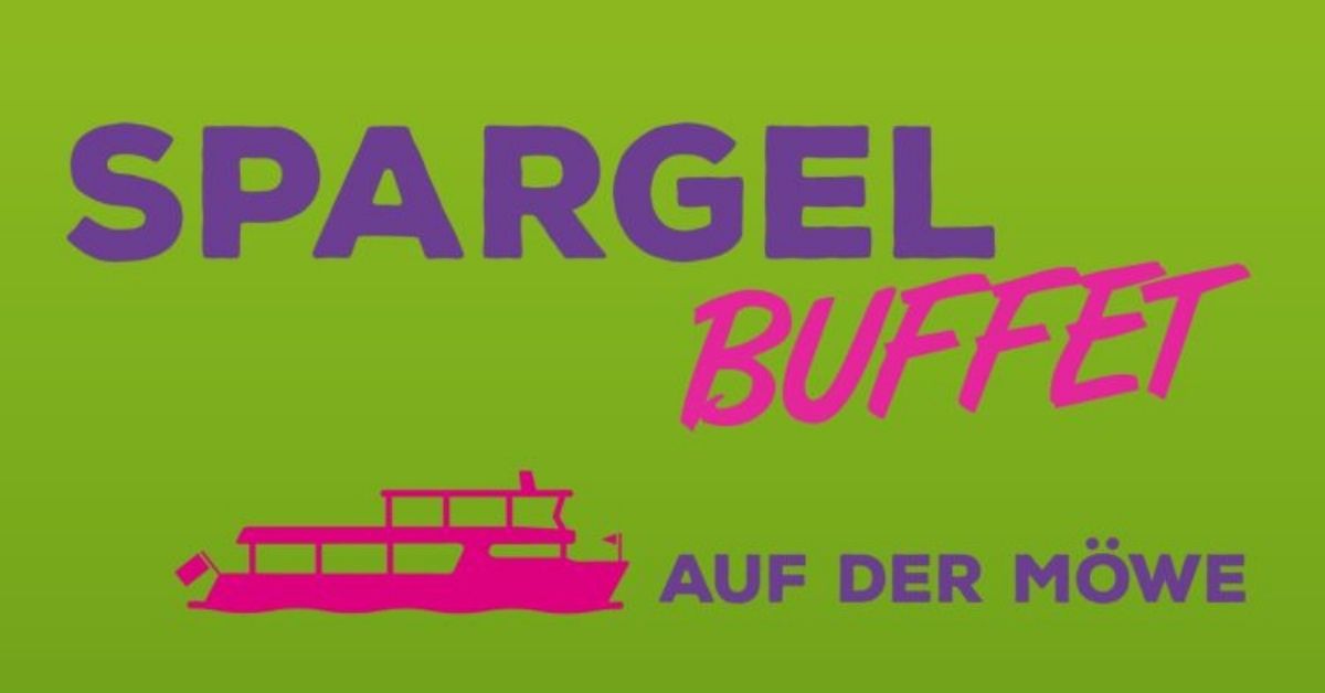 Spargelbuffet an Bord der Möwe