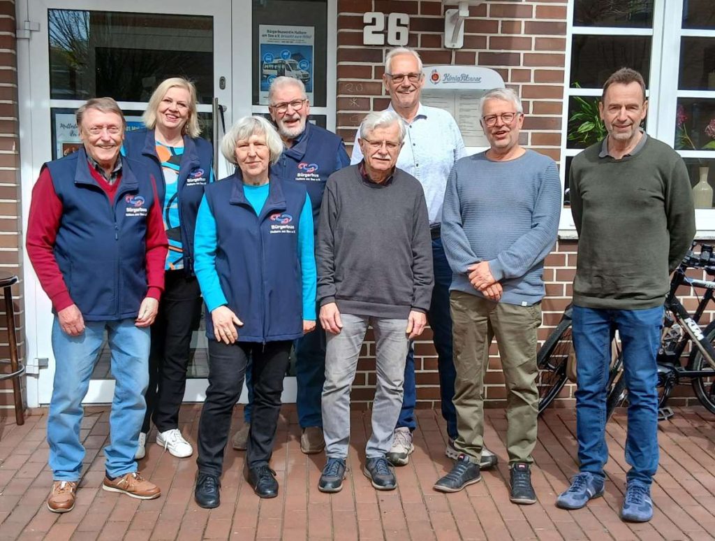 Neu gewählter Vorstand des Bürgerbusvereins Haltern am See