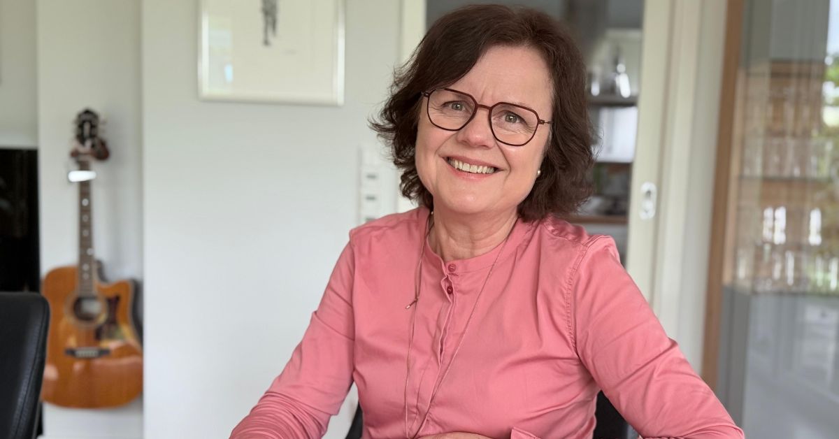 Antje Sprenger beim Gespräch für Auf einen Kaffee mit