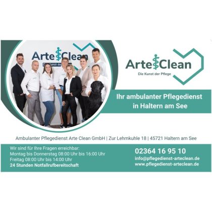 Anzeige des ambulanten Pflegedienstes Arte Clean in Haltern am See