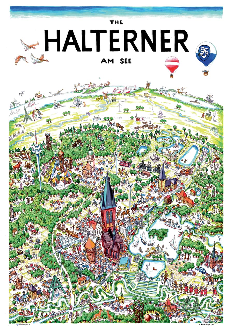 Wimmelbild "The Halterner am See" von Michael Hahmann