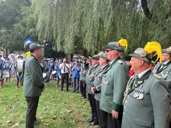 Sch&uuml;tzen der Sch&uuml;tzengilde Haltern beim Kindersch&uuml;tzenfest