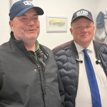 Zwei Besucher beim Heimatfest 2026 in Haltern
