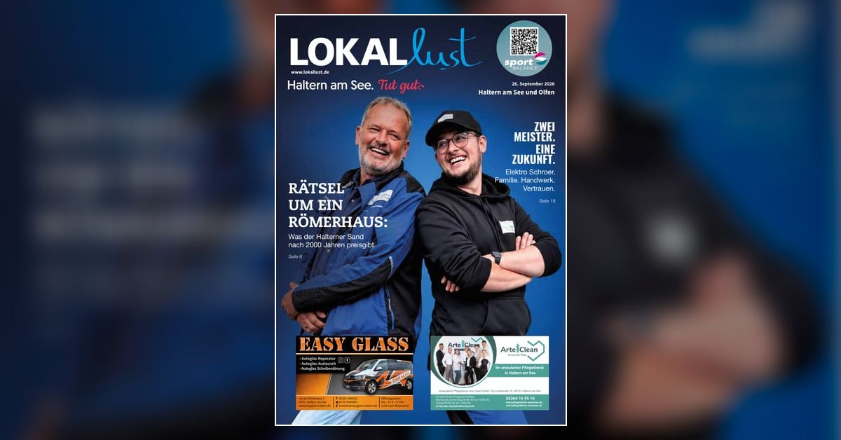 Lokallust Haltern September 2026 – Hub-Titelbild Lokallust Haltern September 2026 als vollständiges Cover-Mock-up