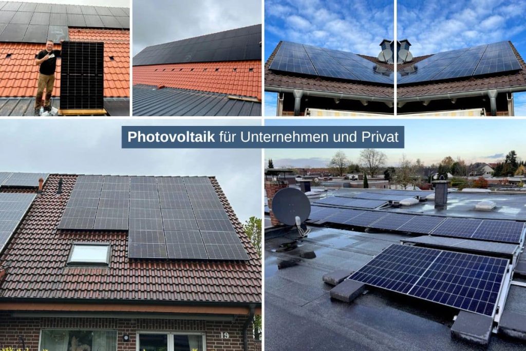 Photovoltaikprojekte von Nattler Energy für Unternehmen und private Gebäude