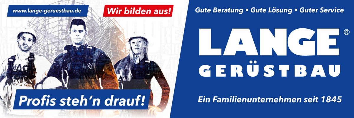 Anzeige von Lange Gerüstbau: Profis steh’n drauf