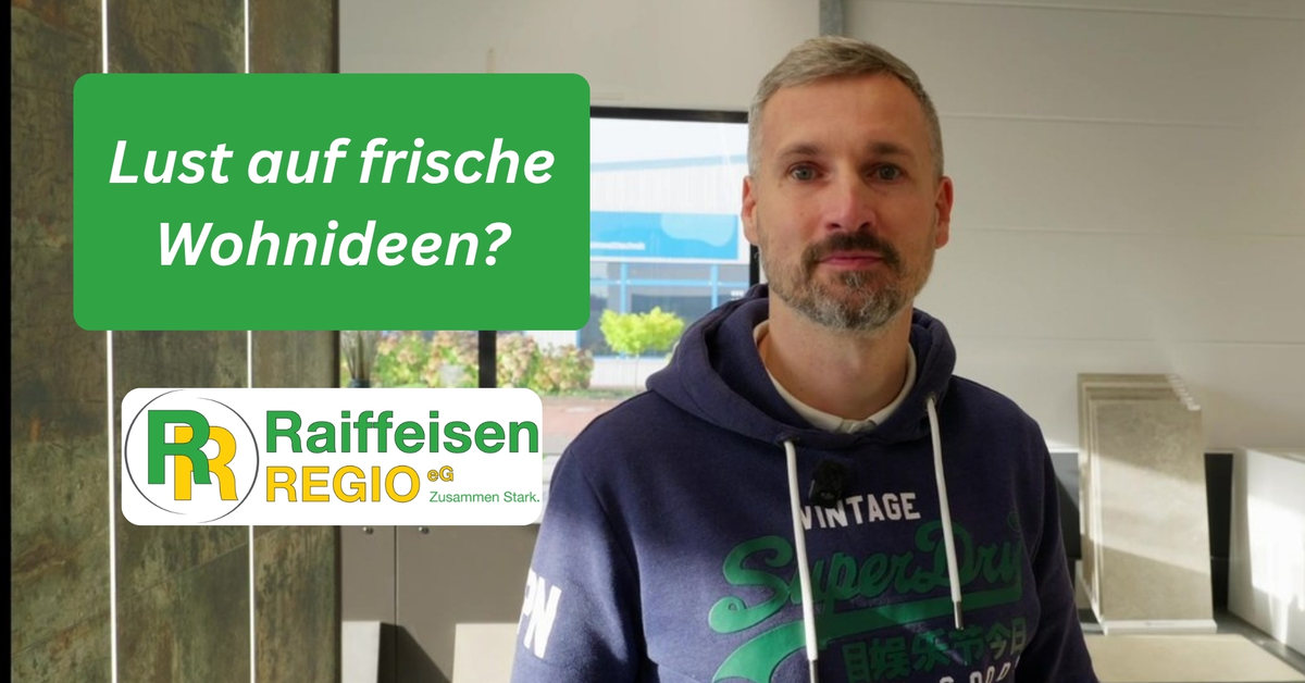 Sascha Blaumann im Regio Designwerk Haltern mit der Frage Lust auf frische Wohnideen